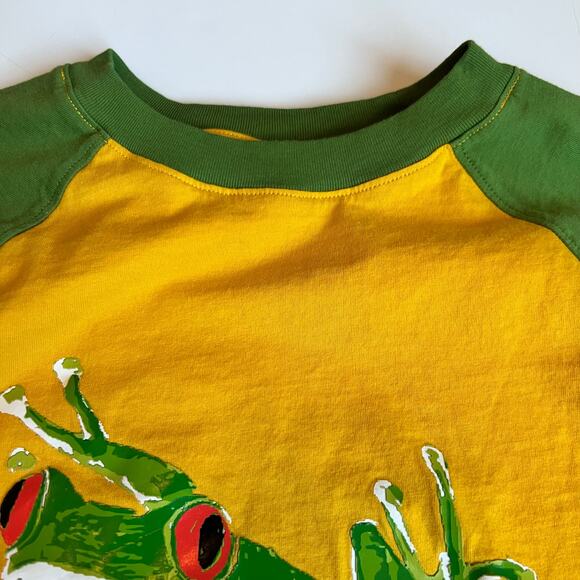 Lands End Frog Raglan Tee - Picture 6 of 8
